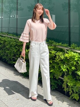 OPAQUE.CLIPスタッフさん(レディース・166cm)の春コーディネート