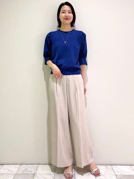 OPAQUE.CLIPスタッフさん（レディース・174cm）の春コーディネート