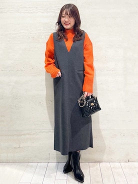 OPAQUE.CLIPスタッフさん(レディース・158cm)の秋コーディネート