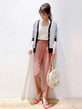 OPAQUE.CLIPスタッフさん（レディース・158cm）の春コーディネート