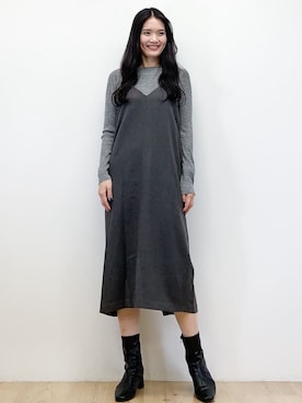 OPAQUE.CLIPスタッフさん（レディース・170cm）の秋コーディネート