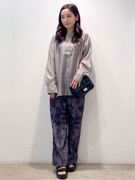 OPAQUE.CLIPスタッフさん（レディース・156cm）の春コーディネート