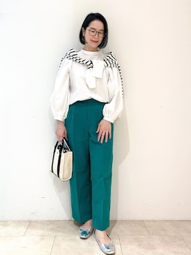 OPAQUE.CLIPスタッフさん(レディース・158cm)の春コーディネート