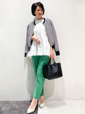 OPAQUE.CLIPスタッフさん（レディース・161cm）の春コーディネート