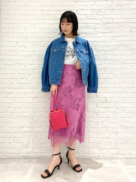 OPAQUE.CLIPスタッフさん（レディース・158cm）の春コーディネート