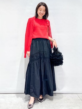 OPAQUE.CLIPスタッフさん（レディース・159cm）の夏コーディネート