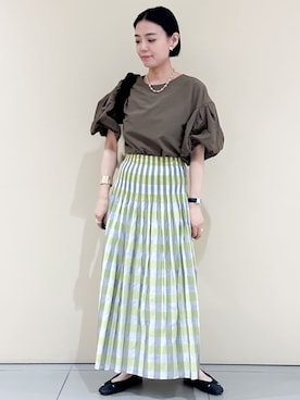 OPAQUE.CLIPスタッフさん(レディース・158cm)の夏コーディネート