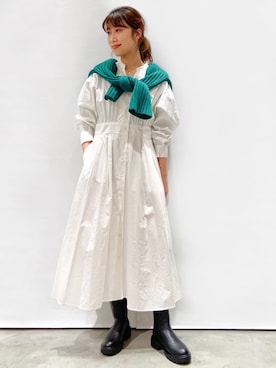 OPAQUE.CLIPスタッフさん(レディース・158cm)の冬コーディネート