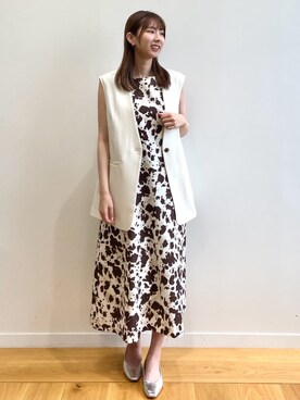 OPAQUE.CLIPスタッフさん（レディース・166cm）の夏コーディネート