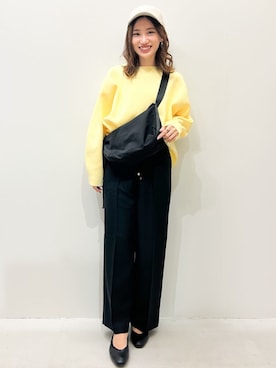 OPAQUE.CLIPスタッフさん（レディース・158cm）の冬コーディネート