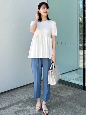 OPAQUE.CLIPスタッフさん(レディース・174cm)の春コーディネート