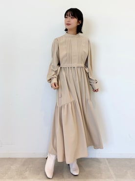 OPAQUE.CLIPスタッフさん(レディース・158cm)の冬コーディネート