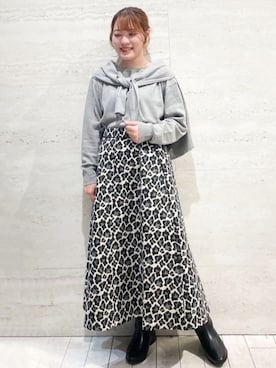 OPAQUE.CLIPスタッフさん（レディース・153cm）の秋コーディネート