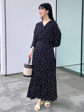 OPAQUE.CLIPスタッフさん（レディース・158cm）の春コーディネート