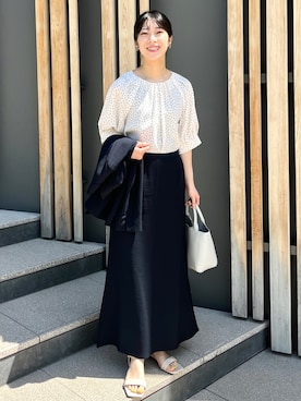 OPAQUE.CLIPスタッフさん(レディース・158cm)の夏コーディネート