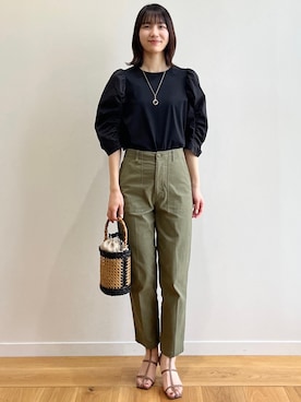 OPAQUE.CLIPスタッフさん（レディース・174cm）の春コーディネート