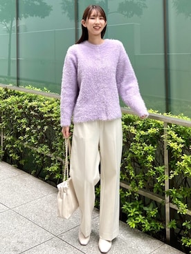 OPAQUE.CLIPスタッフさん（レディース・166cm）の秋コーディネート