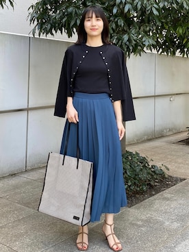 OPAQUE.CLIPスタッフさん(レディース・174cm)の春コーディネート