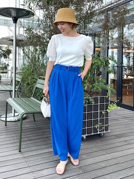 OPAQUE.CLIPスタッフさん（レディース・158cm）の春コーディネート