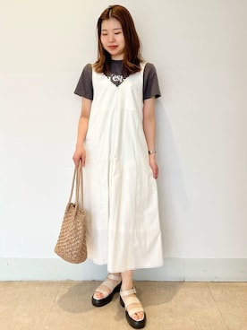 OPAQUE.CLIPスタッフさん（レディース・158cm）の春コーディネート