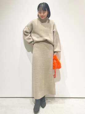 OPAQUE.CLIPスタッフさん（レディース・158cm）の秋コーディネート