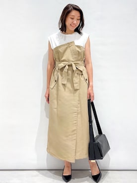 OPAQUE.CLIPスタッフさん（レディース・159cm）の夏コーディネート