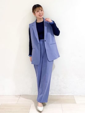 OPAQUE.CLIPスタッフさん（レディース・154cm）の春コーディネート