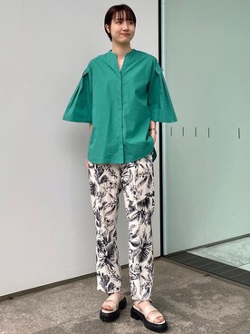 OPAQUE.CLIPスタッフさん（レディース・158cm）の春コーディネート