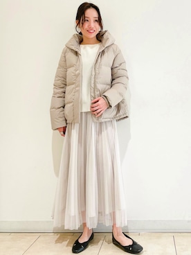 OPAQUE.CLIPスタッフさん(レディース・158cm)の冬コーディネート