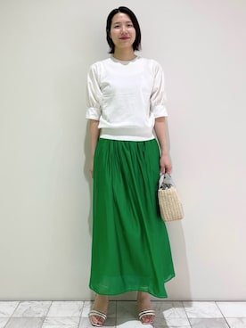 OPAQUE.CLIPスタッフさん（レディース・174cm）の春コーディネート