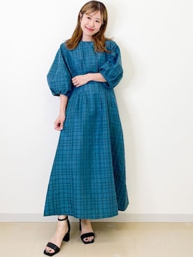 OPAQUE.CLIPスタッフさん（レディース・157cm）の夏コーディネート