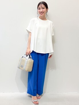 OPAQUE.CLIPスタッフさん(レディース・157cm)の夏コーディネート