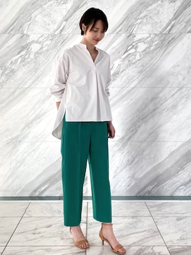 OPAQUE.CLIPスタッフさん（レディース・158cm）の春コーディネート