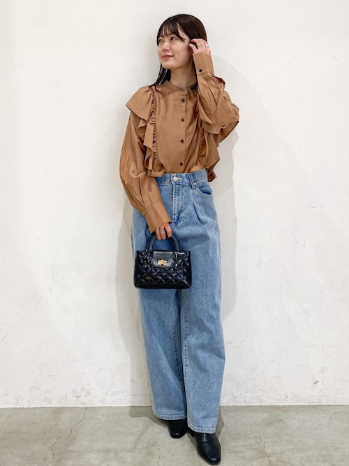 セール】【大草直子さんコラボ】ラッフルブラウス（シャツ/ブラウス