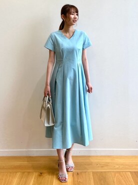 OPAQUE.CLIPスタッフさん(レディース・166cm)の夏コーディネート