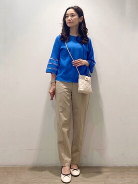 OPAQUE.CLIPスタッフさん（レディース・156cm）の春コーディネート