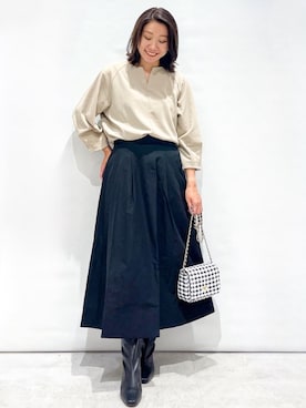 OPAQUE.CLIPスタッフさん(レディース・159cm)の秋コーディネート