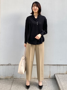 OPAQUE.CLIPスタッフさん（レディース・174cm）の冬コーディネート