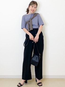 OPAQUE.CLIPスタッフさん(レディース・157cm)の夏コーディネート