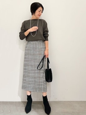 OPAQUE.CLIPスタッフさん（レディース・161cm）の秋コーディネート