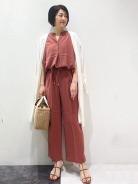 OPAQUE.CLIPスタッフさん(レディース・161cm)の春コーディネート