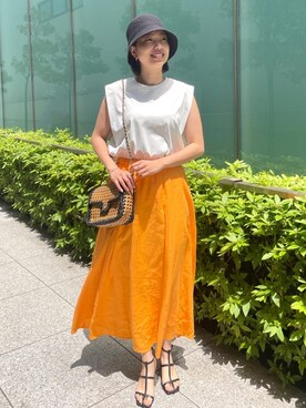 OPAQUE.CLIPスタッフさん（レディース・159cm）の春コーディネート