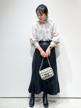 OPAQUE.CLIPスタッフさん(レディース・158cm)の秋コーディネート