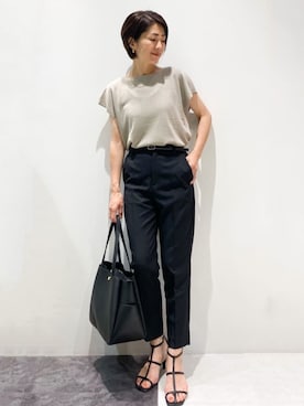 OPAQUE.CLIPスタッフさん（レディース・161cm）の夏コーディネート