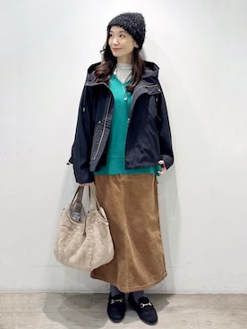 「オペークドットクリップ」｜OPAQUE.CLIPスタッフさん（レディース・156cm）の秋コーディネート