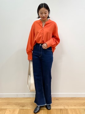 OPAQUE.CLIPスタッフさん（レディース・158cm）の秋コーディネート