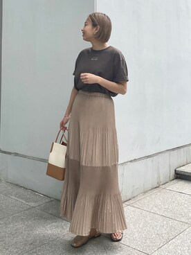 OPAQUE.CLIPスタッフさん(レディース・158cm)の春コーディネート