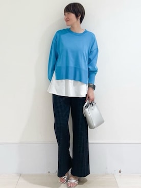 OPAQUE.CLIPスタッフさん（レディース・167cm）の春コーディネート