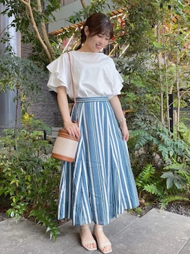 OPAQUE.CLIPスタッフさん（レディース・160cm）の春コーディネート