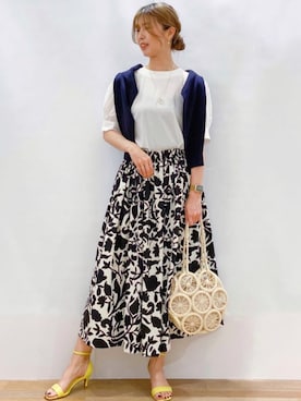 OPAQUE.CLIPスタッフさん（レディース・158cm）の春コーディネート